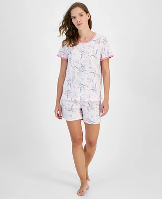 Charter Club Women's Short-Sleeve Pajamas Set, Created for Macy's