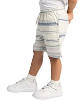 Sovereign Code Big Boys Textured Striped Elastic-Waistband Shorts