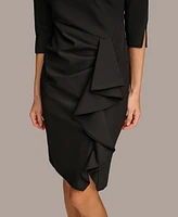 Donna Karan Women's Ruffled Sheath Dress