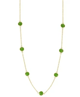 Effy Dyed Jade Bead Collar Necklace in 14k Gold