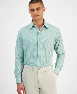 Club Room Men's Regular-Fit Check Shirt, Created for Macys
