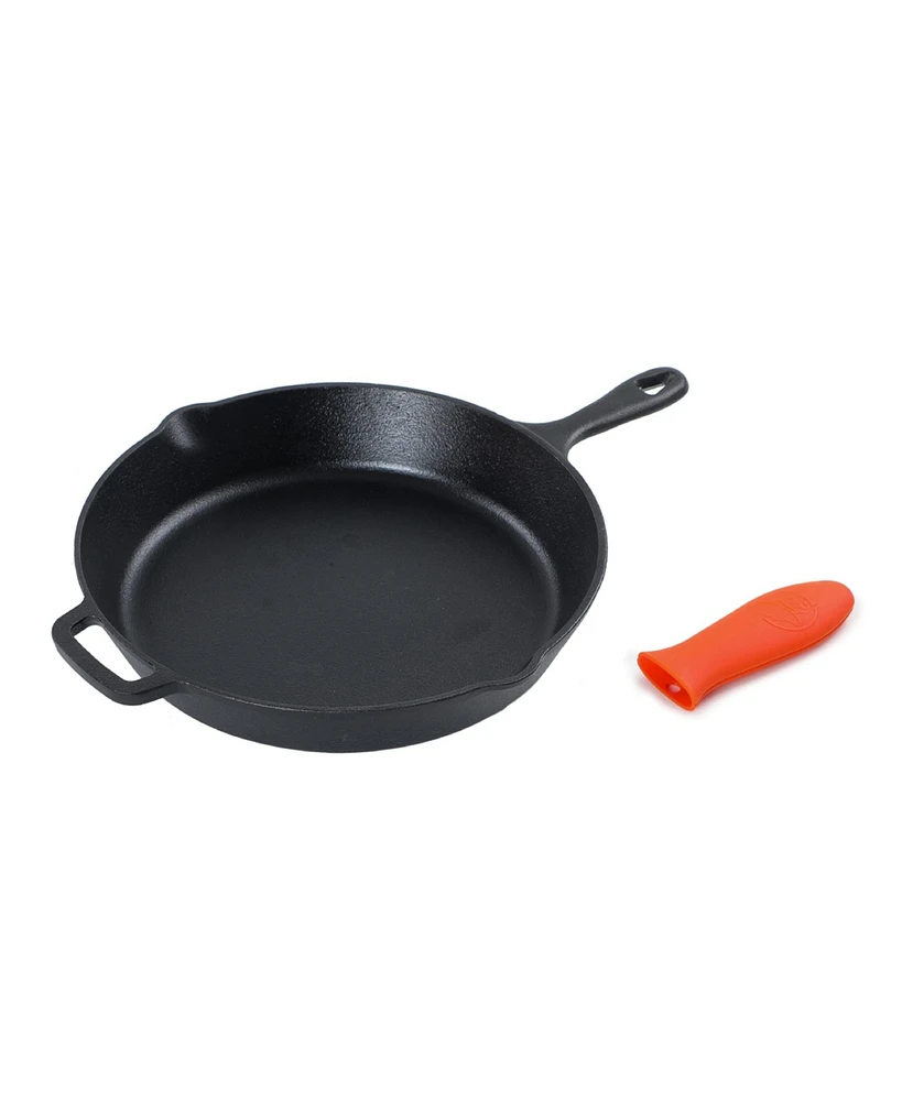 Commercial Chef 12 Inch Skillet with handle holder