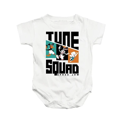 Space Jam 2 Baby Girls Tune Squad Pattern Characters Snapsuit