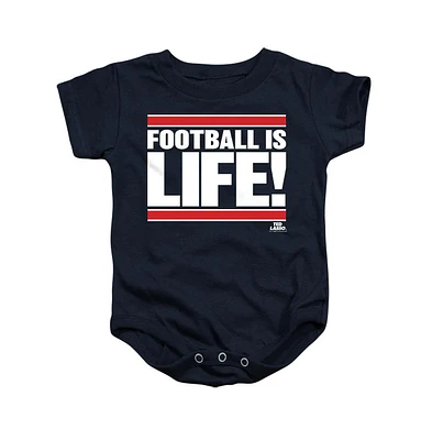 Ted Lasso Baby Girls Baby Football Is Life Snapsuit