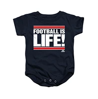 Ted Lasso Baby Girls Baby-Girls Football Is Life Snapsuit