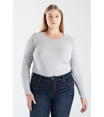 Slink Jeans Women's Crew Neck Tee