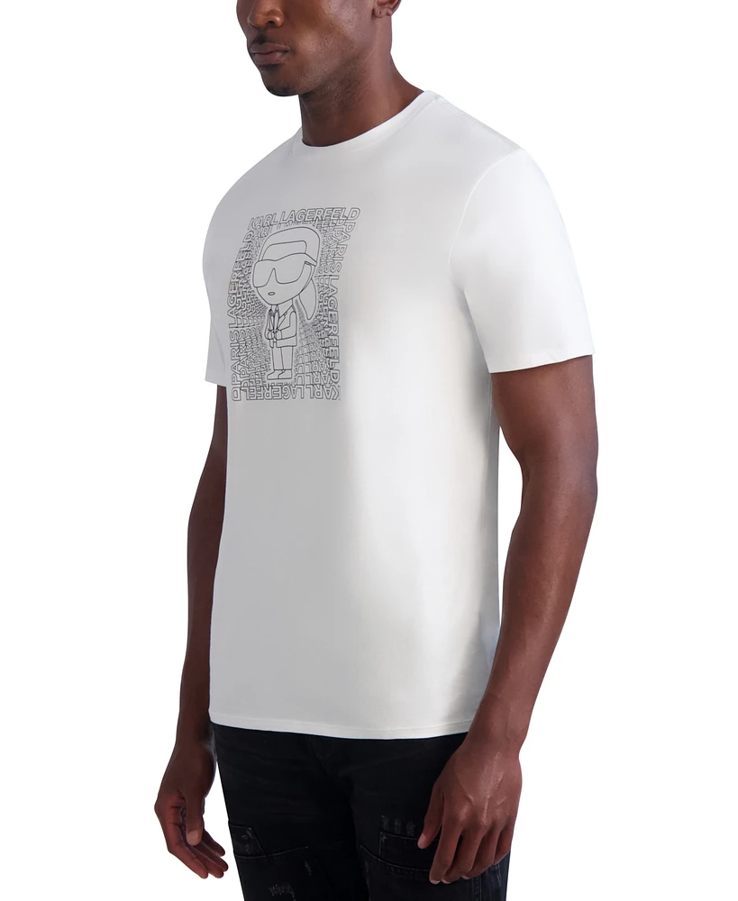 Karl Lagerfeld Paris Men's Cotton Graphic T-Shirt