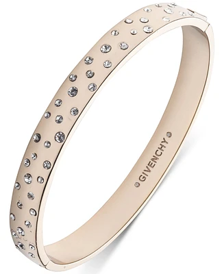 Givenchy Gold-Tone Crystal Scattered Bangle Bracelet