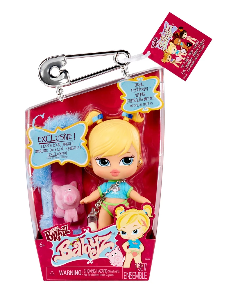 Bratz Babyz Cloe Collectible Fashion Doll with Real Fashions and Pet