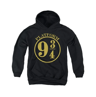 Harry Potter Boys Youth 9 3/4 Pull Over Hoodie / Hooded Sweatshirt