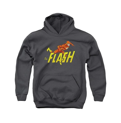 Flash Boys Dc Youth Comics 8 Bit Pull Over Hoodie / Hooded Sweatshirt