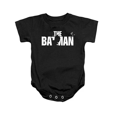 Batman Baby Girls The Silhouette Title Snapsuit
