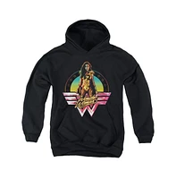 Wonder Woman Boys 84 Youth Color Pop Pull Over Hoodie / Hooded Sweatshirt