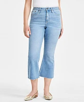 On 34th Women's High-Rise Cropped Flare Jeans, Created for Macy's