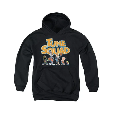 Space Jam 2 Boys Youth Tune Squad Letters Pull Over Hoodie / Hooded Sweatshirt