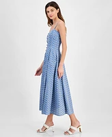 Taylor Women's Eyelet A-Line Dress