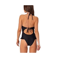 Edikted Women's Nea Cut Out One Piece Swimsuit