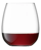 Lsa International Borough Stemless Glass 15 oz Clear x 4