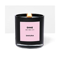 Emme nyc Natural Soy Sakura Scented Candle Jar, 10 oz