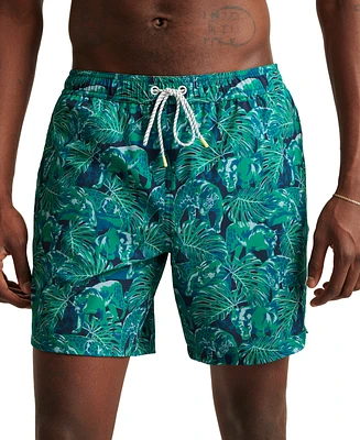 Bonobos Men's Riviera Upf 50+ Printed 7" Swim Trunks