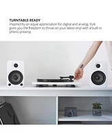 Kanto YU4 Powered Bookshelf Speakers with Built-In Bluetooth - Pair