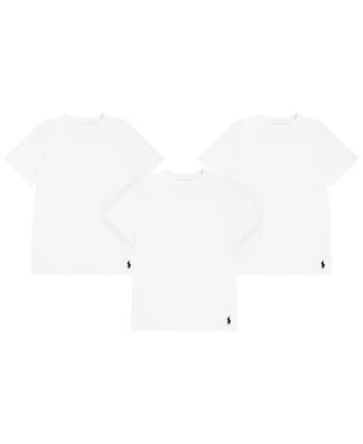 Polo Ralph Lauren Big Boys Cotton Crew Undershirt 3-Pack