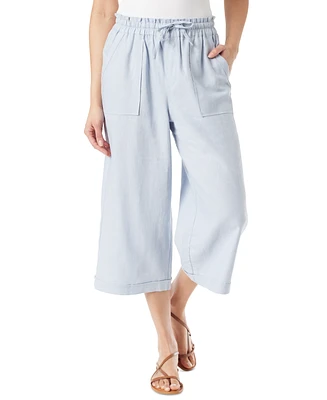 Gloria Vanderbilt Women's Rainey Linen-Blend Pull-On Pants