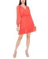 Vince Camuto Women's Smocked-Waist Tiered-Hem Dress