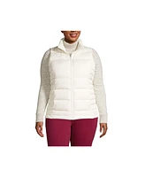 Lands' End Plus Size Down Puffer Vest