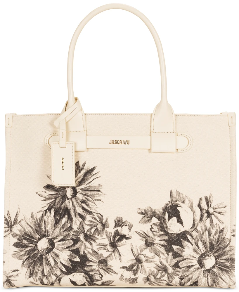 Jason Wu Olivia Printed Canvas Tote