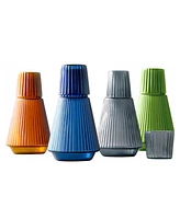Fifth Avenue Manufacturers 2-Piece Ribbed Carafe and Cup Set