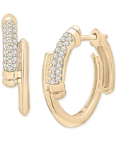 Audrey by Aurate Diamond Small Hoop Earrings (1/6 ct. t.w.) in Gold Vermeil, Created for Macy's