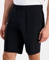 Alfani Men's Alfatech Regular-Fit Pintucked 10" Suit Shorts, Created for Macy's