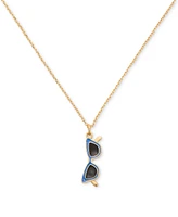 kate spade new york Gold-Tone Sweet Treasures Mini Pendant Necklace, 16" + 3" extender