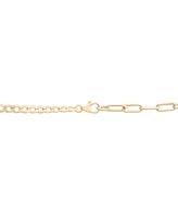 Audrey by Aurate Diamond Two-Chain Link 18" Pendant Necklace (3/4 ct. t.w.) in Gold Vermeil, Created for Macy's