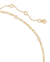 kate spade new york Gold-Tone One In a Million Chain & Stone Necklace, 16" + 3" extender