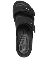 Crocs Women's Brooklyn Low Wedge Sandals from Finish Line