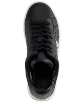 Dkny Women's Abeni Arch Raffia Logo Low-Top Sneakers