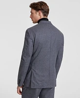 Calvin Klein Men's Slim-Fit Gray Solid Wool-Blend Suit Separate Jacket