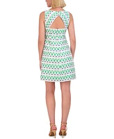 Vince Camuto Women's Sleeveless Jacquard Shift Dress