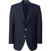 Lands' End Men's School Uniform Long Hopsack Blazer