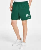 Lacoste Men's Quick-Dry Printed 6" Swim Trunks