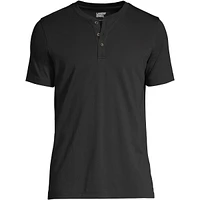 Lands' End Big & Tall Short Sleeve Cotton Supima Jersey Henley