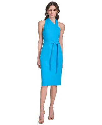 Calvin Klein Women's Belted Sheath Dress