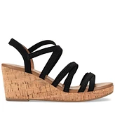 Style & Co Women's Arloo Strappy Elastic Wedge Sandals, Created for Macy's
