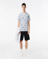 Lacoste Men's Print Top Pajama Set