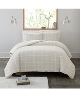 Closeout! Ugg Devon Grid Comforter Set, Twin/Twin Xl