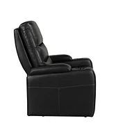 White Label Savonburg 38" Power Reclining Chair with Power Headrest, Receptacle