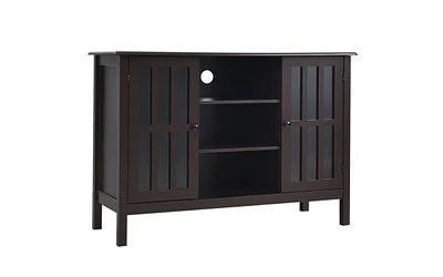 Slickblue Wooden Tv Stand Console Cabinet for 50 Inch
