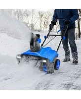 Slickblue 20 Inch 120V 15Amp Electric Snow Thrower with Rotatable Chute